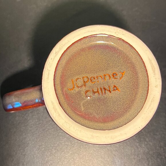 Vintage JCPenney Footed Drip Glaze Stoneware  Mug ~ Hygge ~ JC Penney - Picture 12 of 13